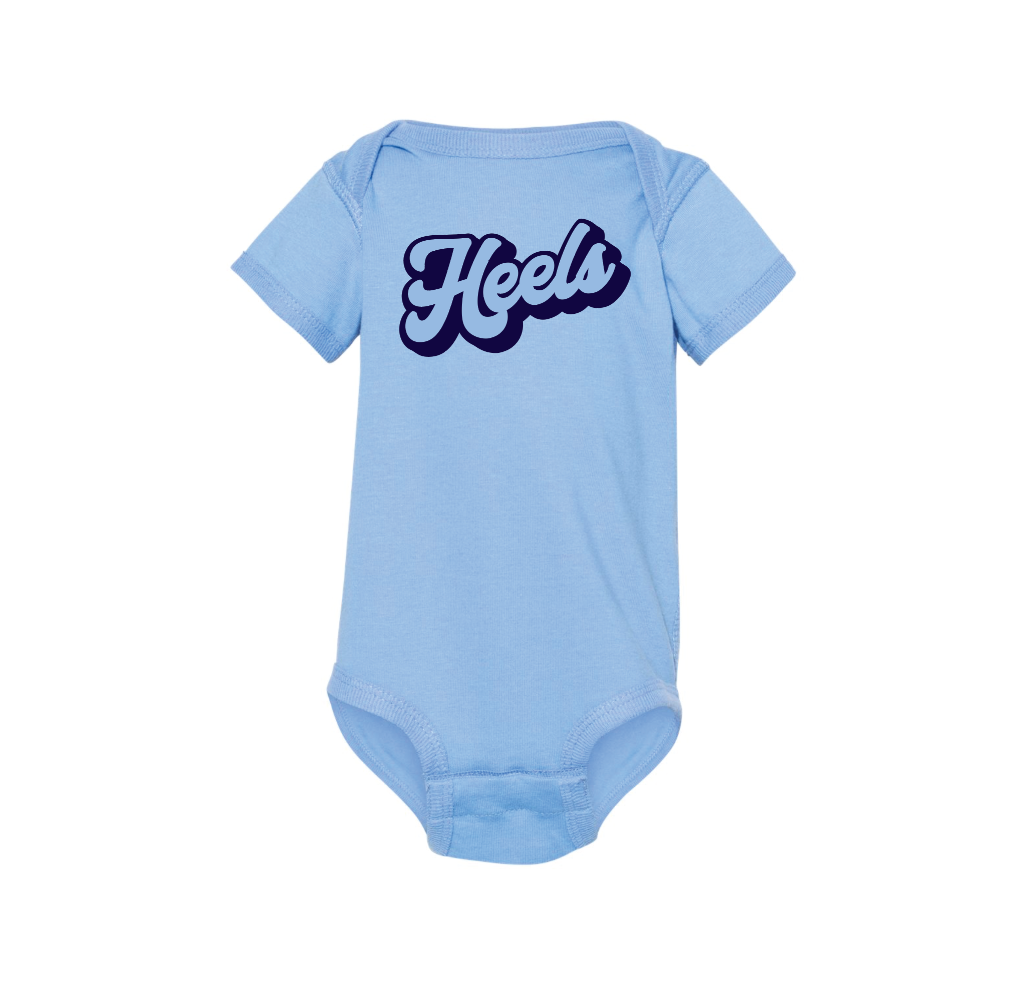 Carolina Blue Navy Heels Haglos for wholesale on Faire2