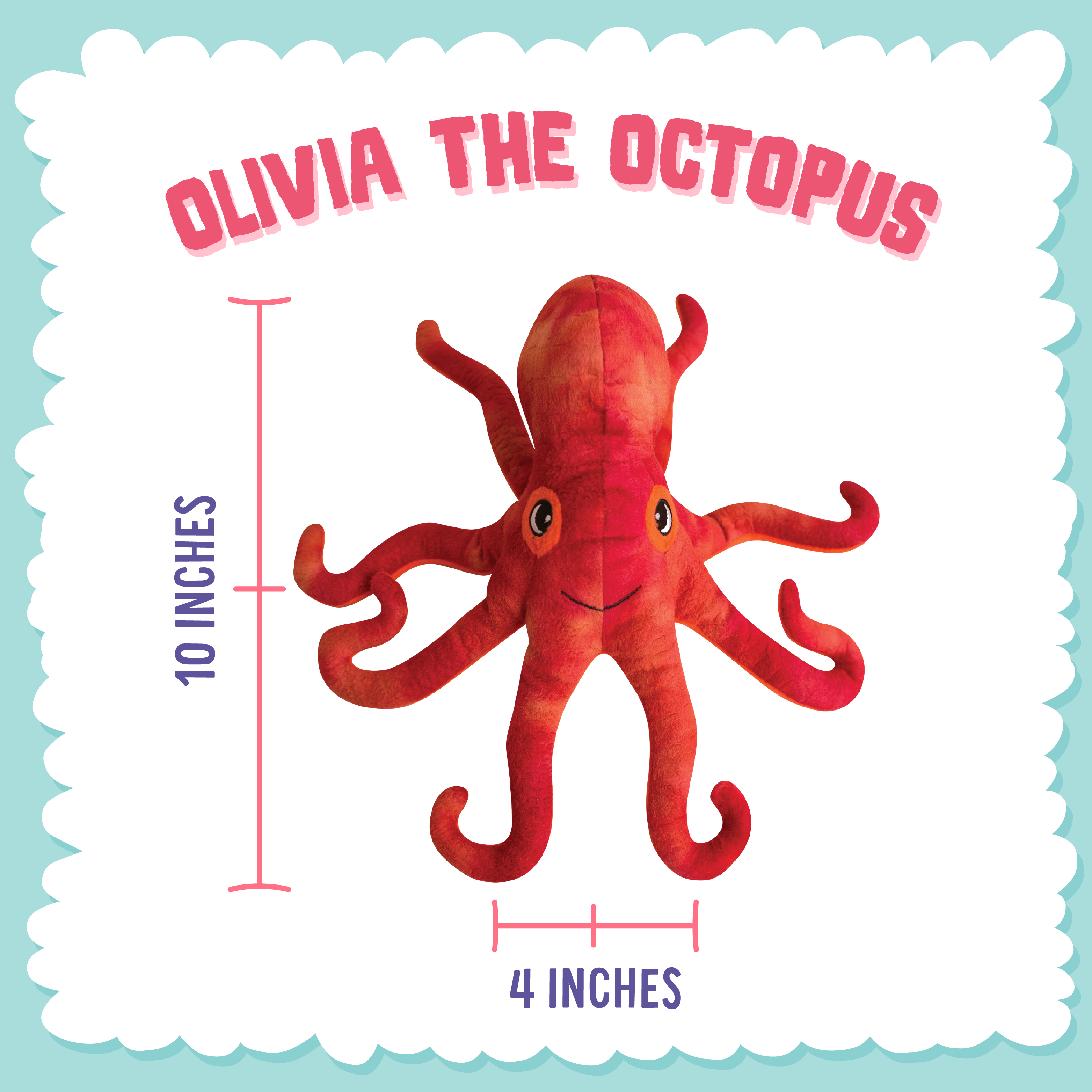 SnugArooz - Wholesale Pet Plush Toy - Dog - Olivia the Octopus4