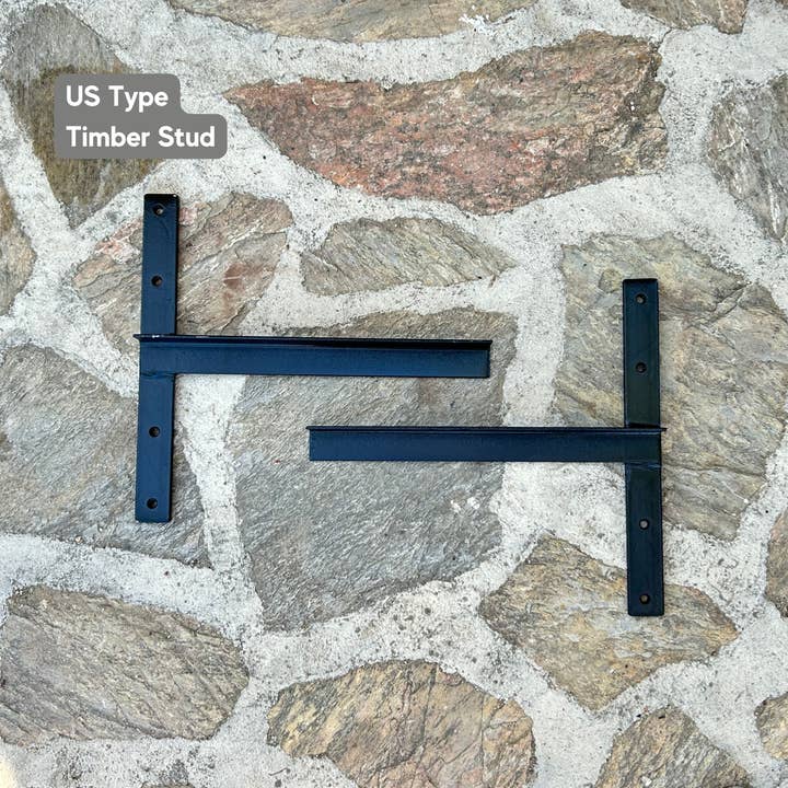 Arbon Marble - Vente Étagères murales - Supports en acier pour éviers muraux en marbre, supports de vanité flottants, support de montage mural, supports muraux pour console de lavabo4