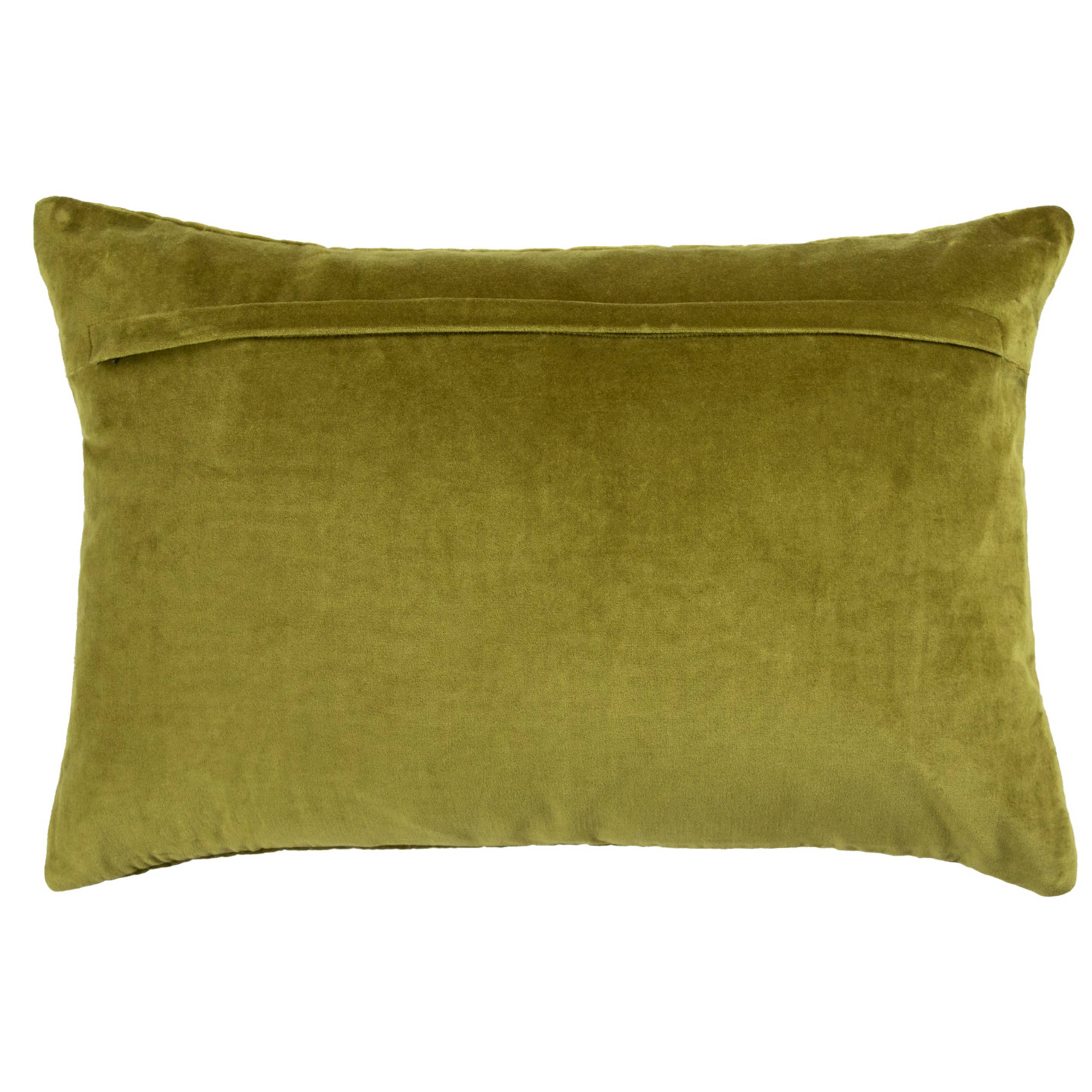 Haze Embroidered Cushion Olive for wholesale on Faire2