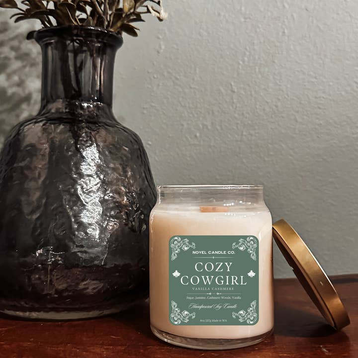 Cozy Cowgirl for wholesale by Novel Candle Co