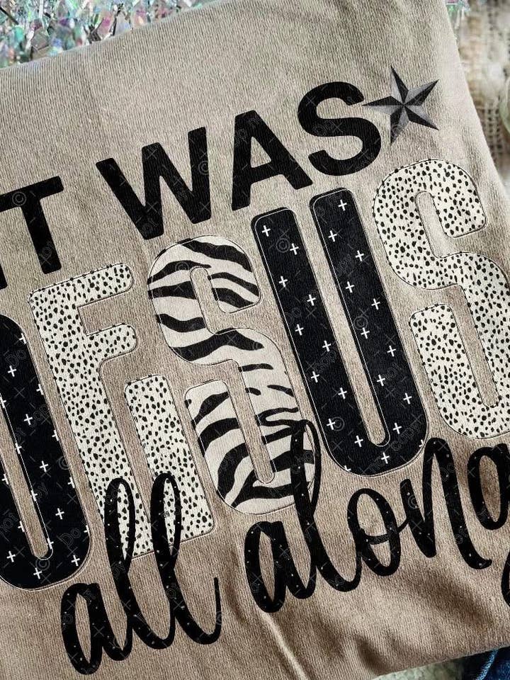 Camiseta de Manga Corta Jesús Todo el Tiempo para venta al por mayor de Front Porch Boutique