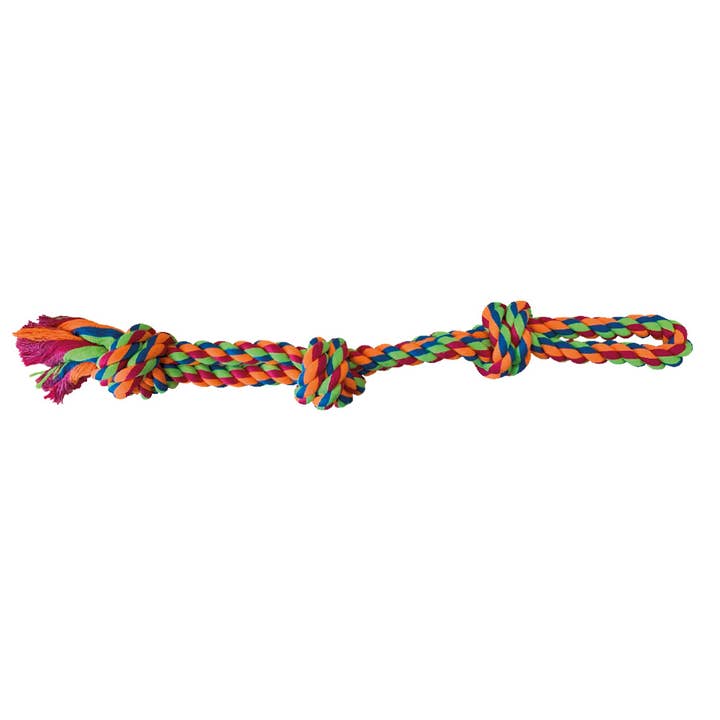 Croci S.p.A. - Wholesale Pet Rope Toy - Dog - Dog toy - 3 Double Knots - Crosses2