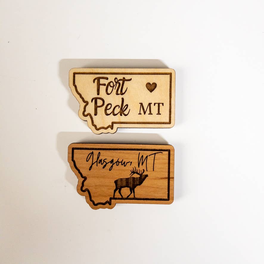 Girl Ran Away With the Spoon - Wholesale Magnet - Custom Engraved Wood Magnets4