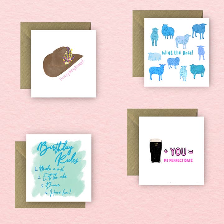 Sayers Studio - Wholesale Everyday Greeting Card - Howdy Neighbour Greetings Card