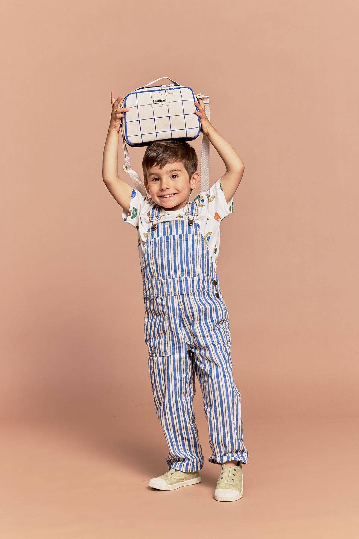 Hindbag – wholesale Lunchlåda - Barn – Elsa Tricolore Rutig Barnlunchväska2