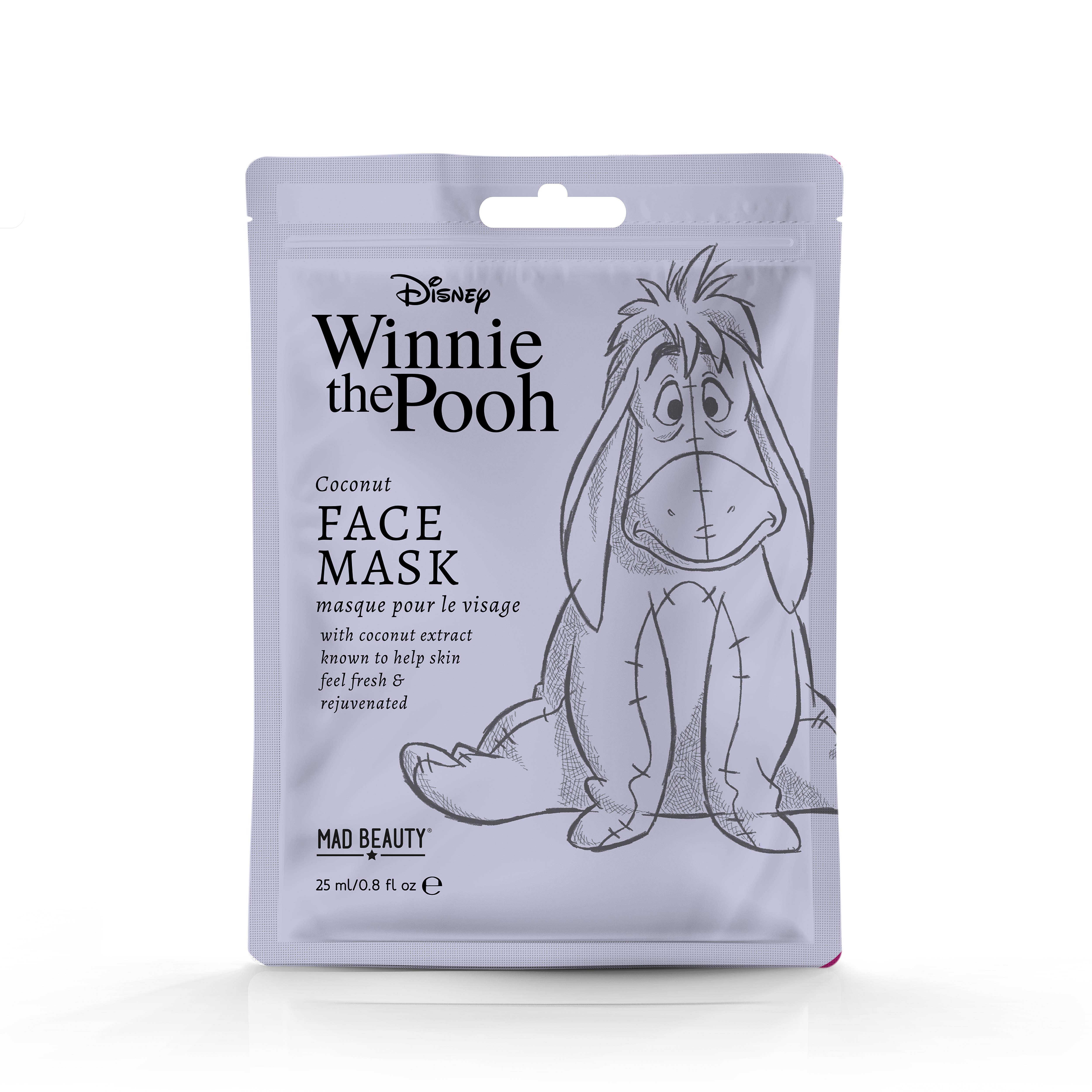 Mad Beauty USA LLC - Wholesale Skincare Face Mask - Mad Beauty Disney Winnie The Pooh Eeyore Sheet Mask