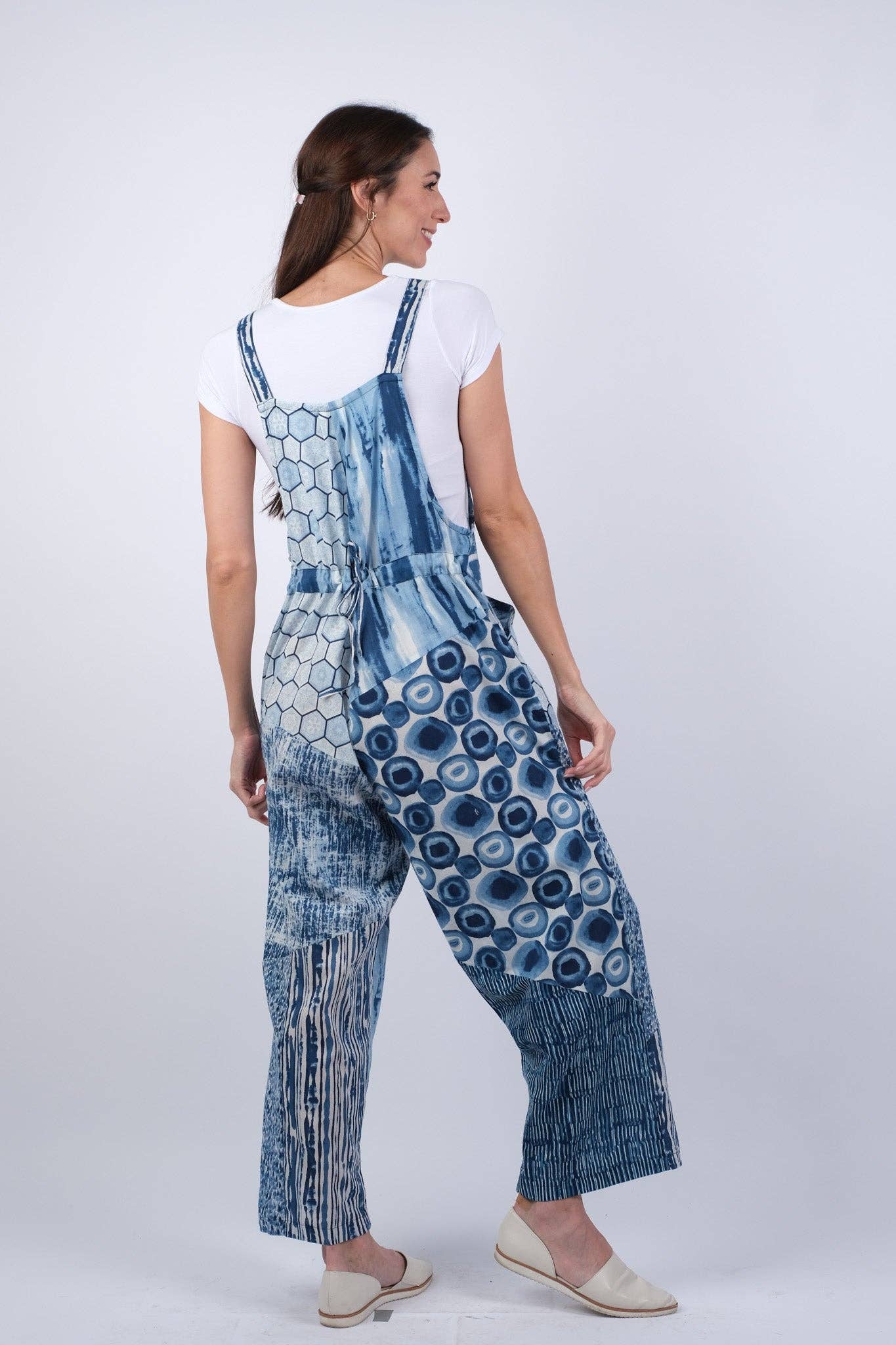Sacred Threads - Wholesale Overalls - Women's - Sapphire Ocean Bohemian Chic Overalls2