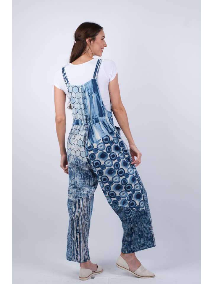 Sacred Threads - Wholesale Overalls - Women's - Sapphire Ocean Bohemian Chic Overalls2