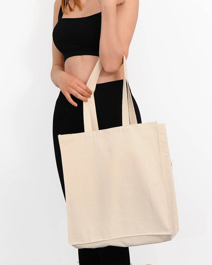 TBF – wholesale Grocery/shopping bag – TBF Organic Canvas Self Standing Grocery Tote Bags - OR2352
