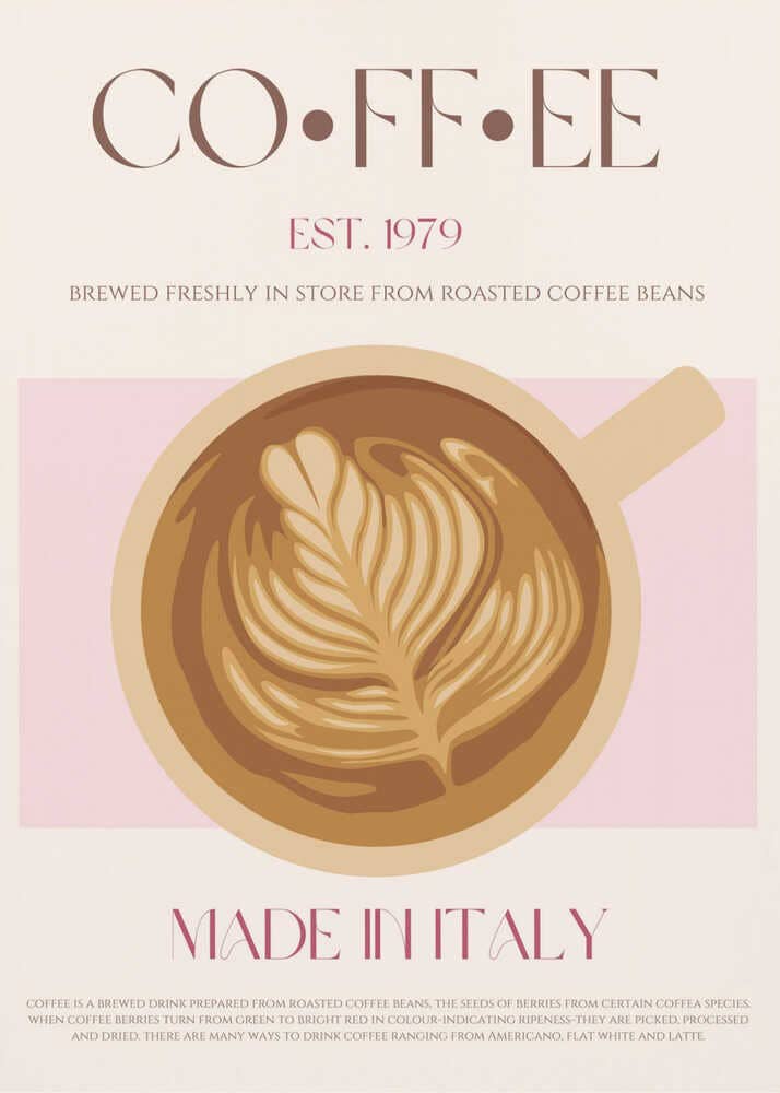 Close Up GmbH - Wholesale Poster - Italienisches Kaffeeplakat0