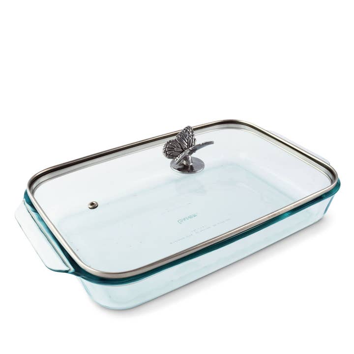 Arthur Court - Wholesale Baking Dish - Butterfly Lid with Pyrex 3 quart Baking Dish