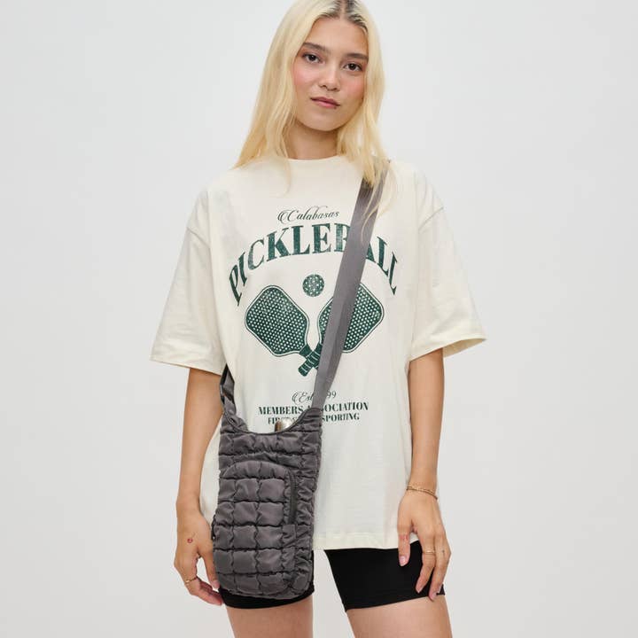 Sol and Selene - Wholesale Crossbody Bag - Women's - Let It Flow - Quilted Puffer Water Bottle Crossbody