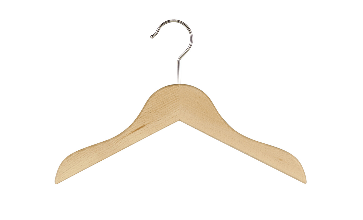 MAWA - Wholesale Clothes Hangers - Classic Clothes Hanger, Beech, 32 cm0