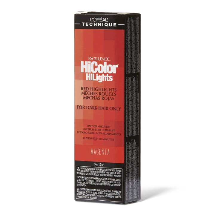KT Supply - Wholesale Hair Dye - L'Oreal Excellence HiColor HiLights Hair Color,Magenta,1.2oz