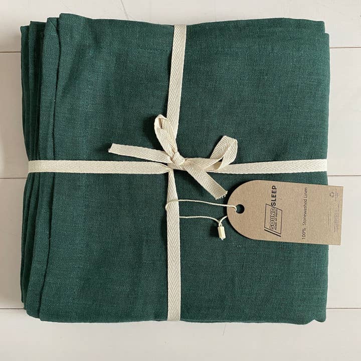 Soundsleep - Vente Serviettes de table en tissu - Serviettes en lin, vert olive9