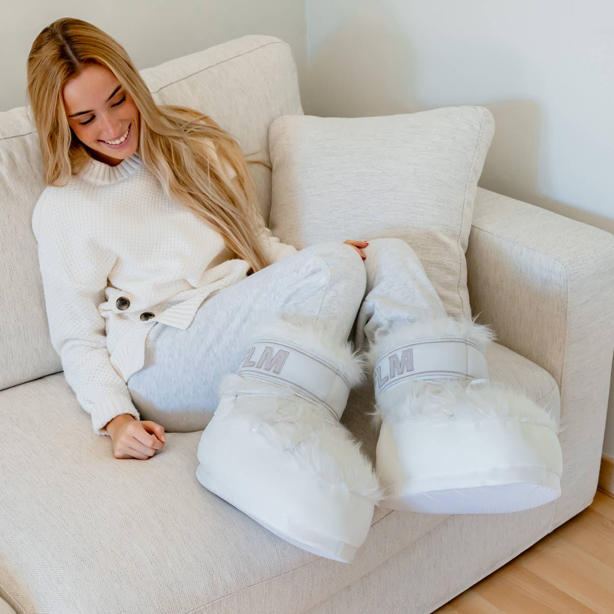 Flamingueo - Vendita all'ingrosso Pantofole - Donna - YETIS scarpe da casa unisex bianche8