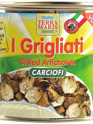 GEGRILLTE ARTISCHOCKEN VIOLETTO DI CERIGNOLA O.G. 44593 GR für den Großhandel von Europi