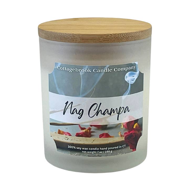 Nag Champa Soy Candle for wholesale by Cottagebrook Candle Company