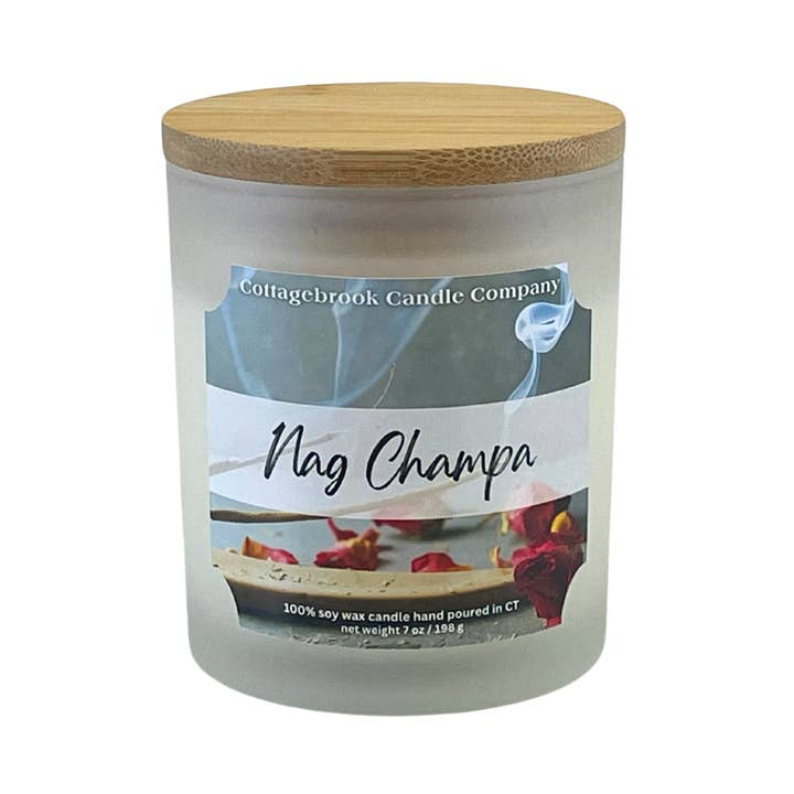 Vela de Soja Nag Champa | 100% Cera de Soja, Vertida a Mano, Ecológica para venta al por mayor de Cottagebrook Candle Company