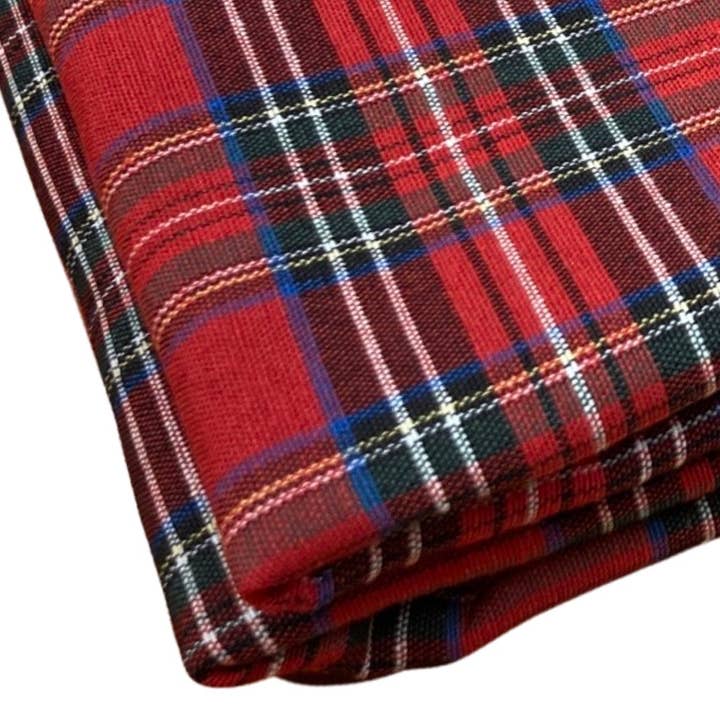 Bamar - Wholesale Dinner & Cloth Napkin - 4 Napkins Windsor 40 X 40 cm - Scottish Check - Tartan1
