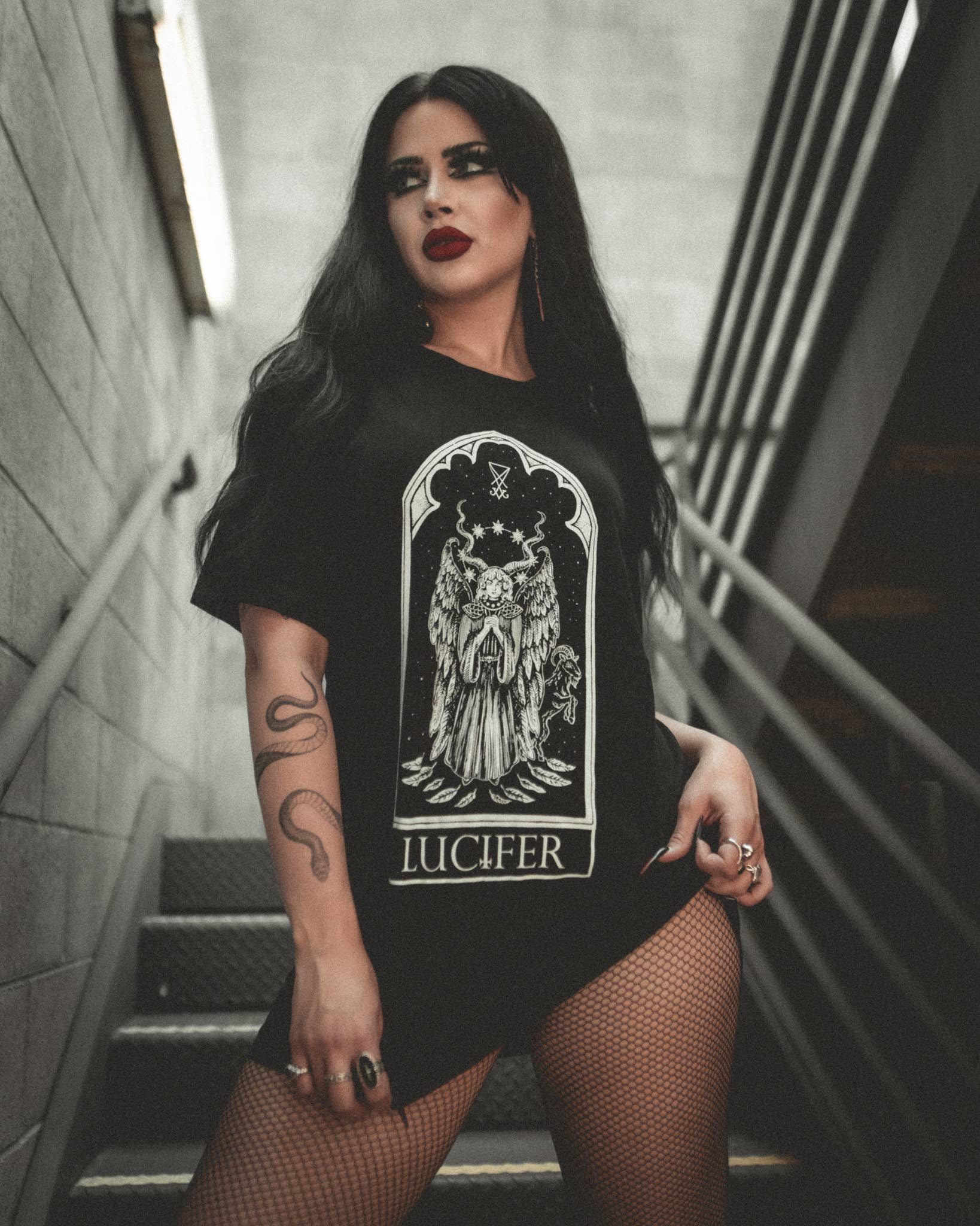 The Pretty Cult - Wholesale T-Shirt (Graphic) - Women's - Lucifer Oracle Tee6