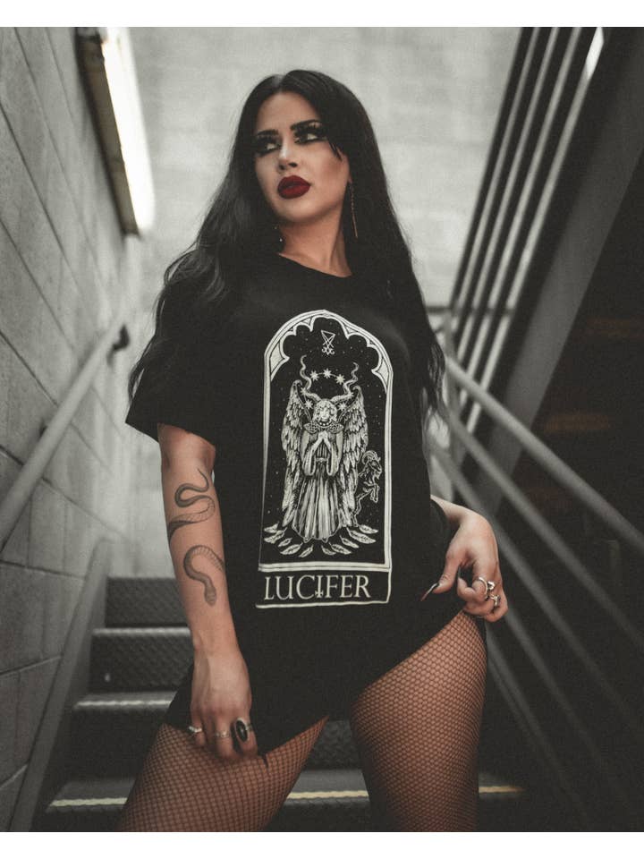 The Pretty Cult - Wholesale T-Shirt (Graphic) - Women's - Lucifer Oracle Tee6