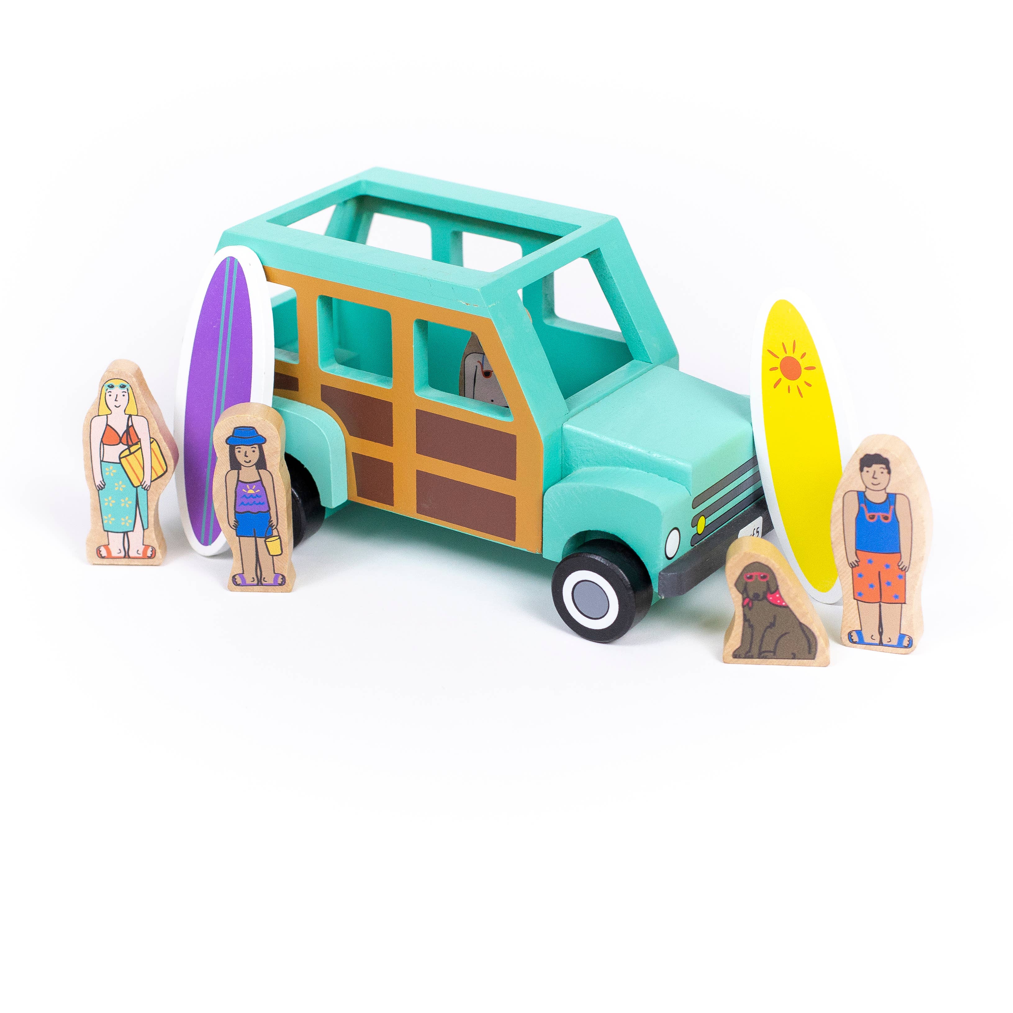 Jack Rabbit Creations - Vente Voiture/camion miniature – enfant - Surf's Up Camion de surfer magnétique3