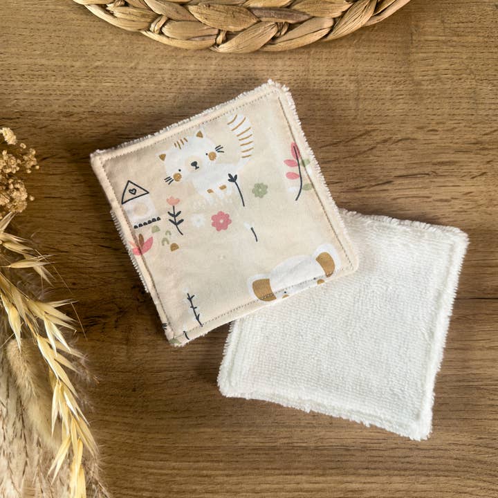 Washable baby wipe – Soft pattern for wholesale by Bienfaits pour Maman