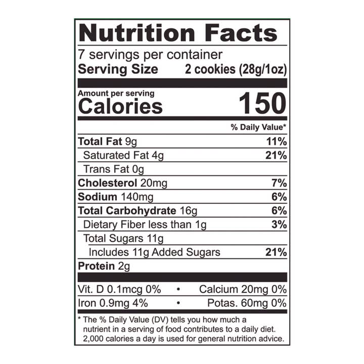 Tate's Bake Shop - Wholesale Cookie - 12ct - 7oz Walnut Chocolate Chip Cookies