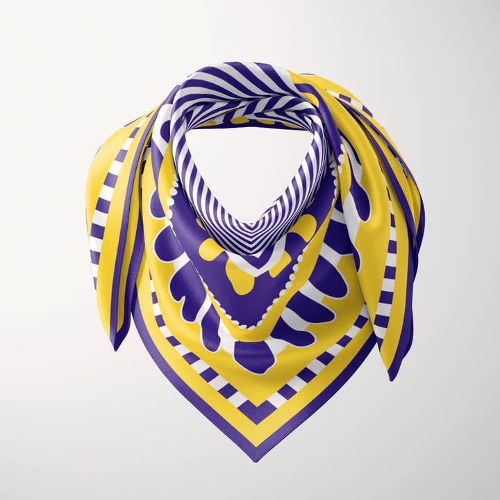 CB Grey - Wholesale Pocket Square - Men's - The Taylor Game Day Midi11