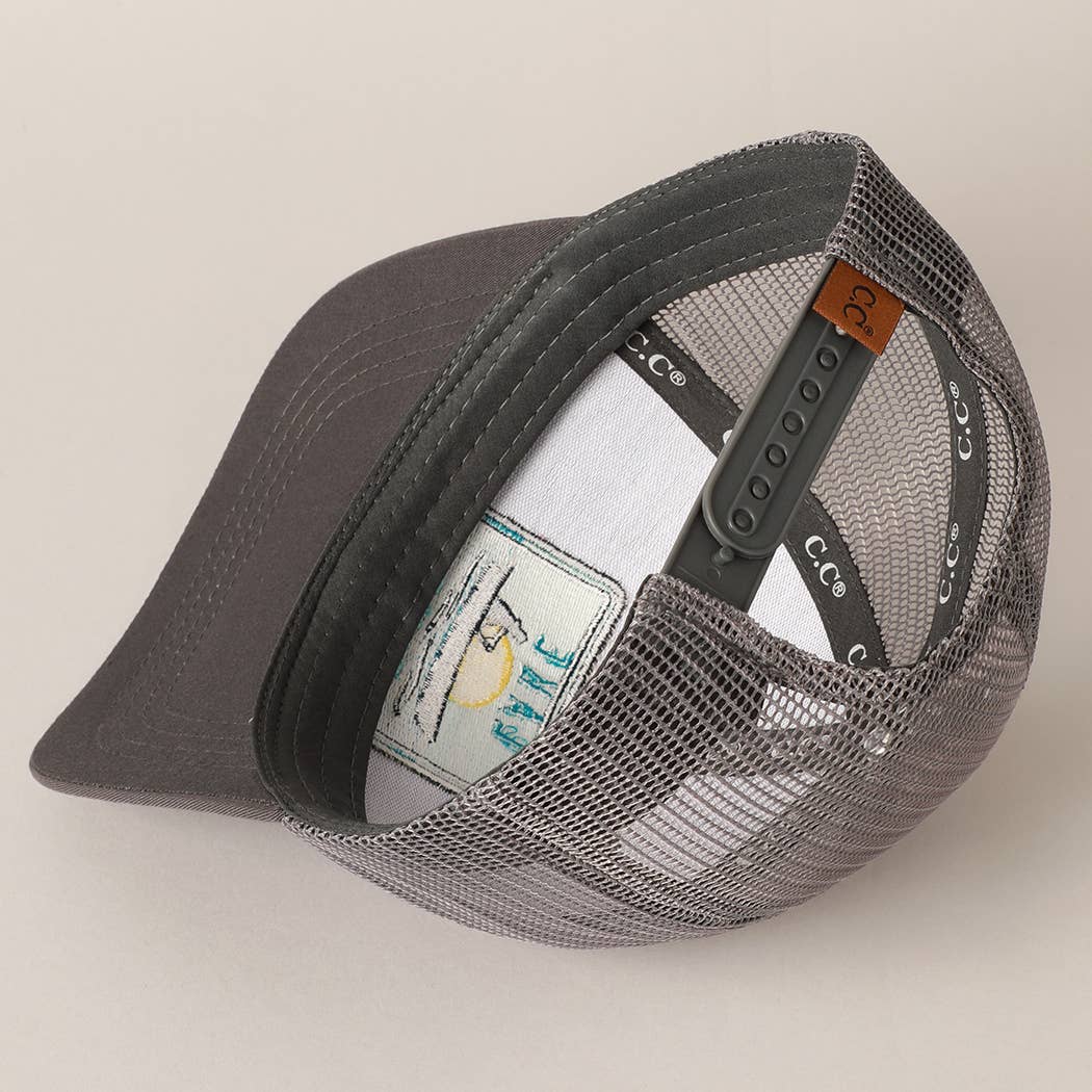 Fashion City - Wholesale Trucker pet - Heren - LAKETIME baseballpet met geborduurde patch voor heren met mesh-achterkant13