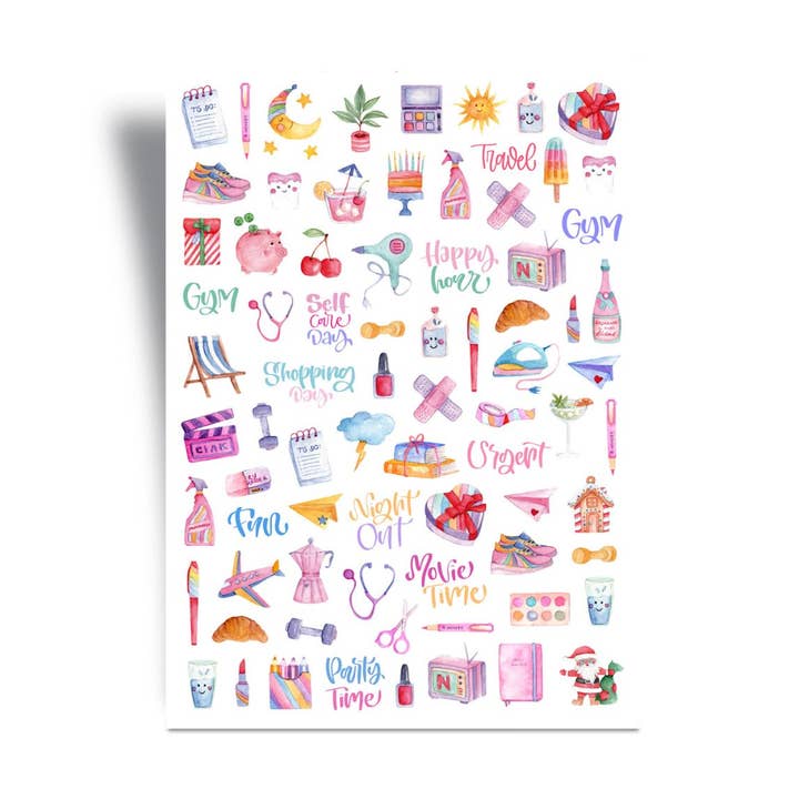 Stickers - Daily Routine for wholesale by Very Wonder di Chiara Veri