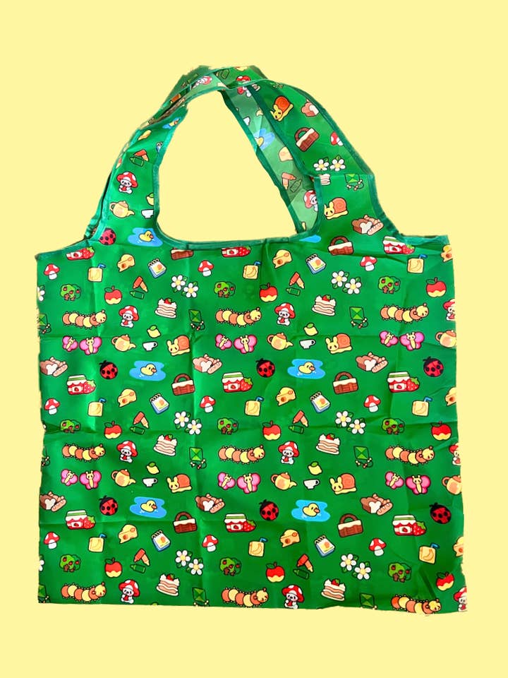 Picnic Marshall Reusable Tote Bag for wholesale by Mar De Luna Arts Co