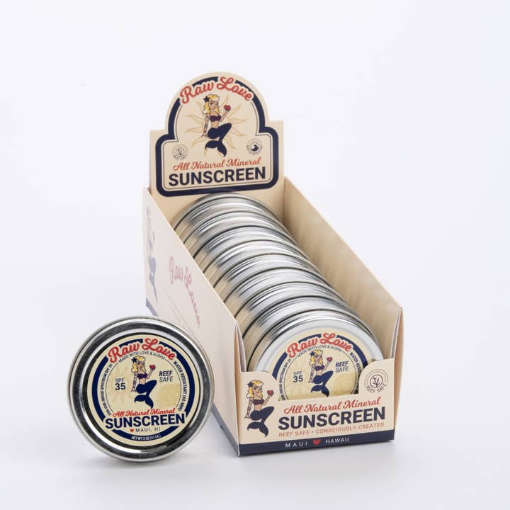 Raw Love Sunscreen - Wholesale Sunscreen - Raw Love Sunscreen Tin 2oz