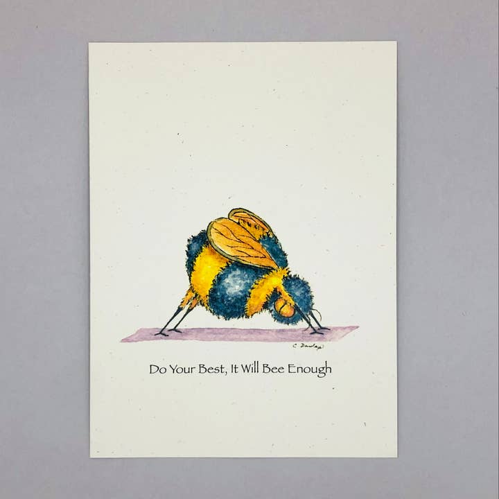 Do Your Best, It Will Bee Enough for wholesale by Just Bee & Me Greeting Cards