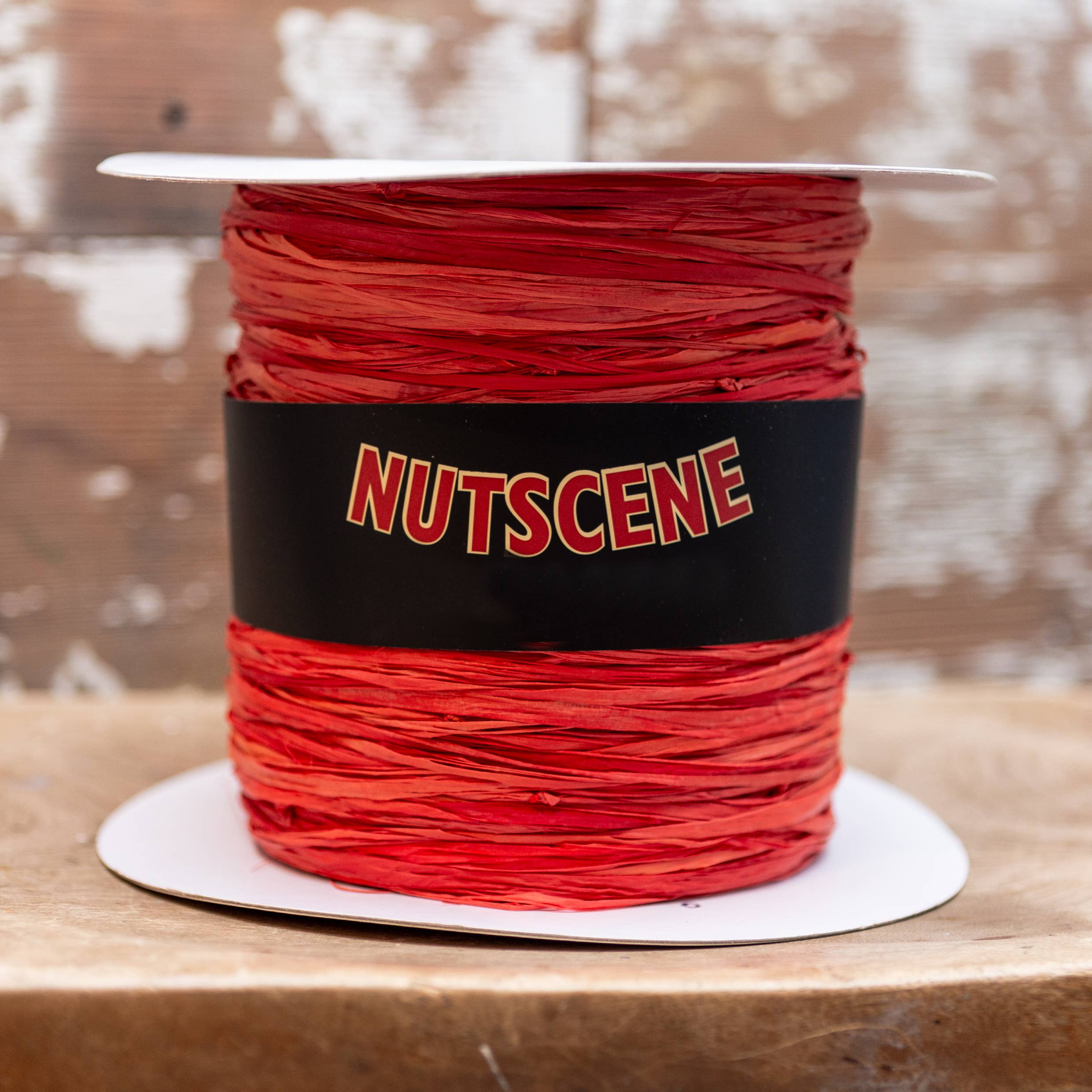 Nutscene Twines Ltd - Wholesale Craft Supplies - Natural Raffia on the roll gift wrapping- Over 1600 feet!4