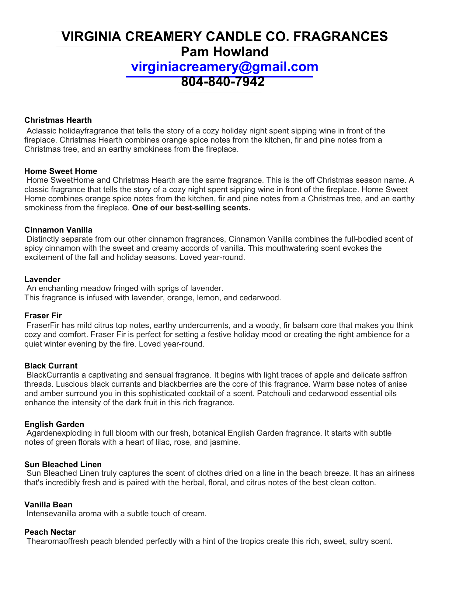 Virginia Creamery Candle Co. - Wholesale Jar/Filled Candle - SD17-Amish Country 16oz Jar1