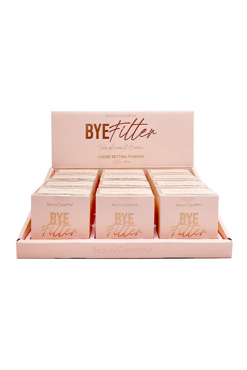 PINEAPPLE Beauty - Wholesale Makeup Setting Spray/Powder - Beauty Creations BFP01 Translucent Dream Bye Filter - 12pc3