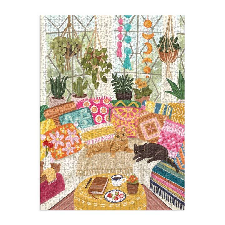 Chronicle Books - Wholesale Puzzle - Adult - Serenity Meow 1000 Piece Puzzle in a Square Box1