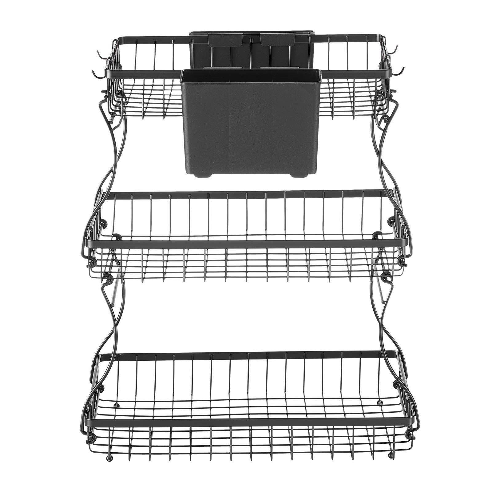 Naomi's Happy Place Shop - Wholesale Fruit basket - 3 Tier Fruit Basket Bowl Kitchen Countertop Storage Stand Holder Banana Hanger8