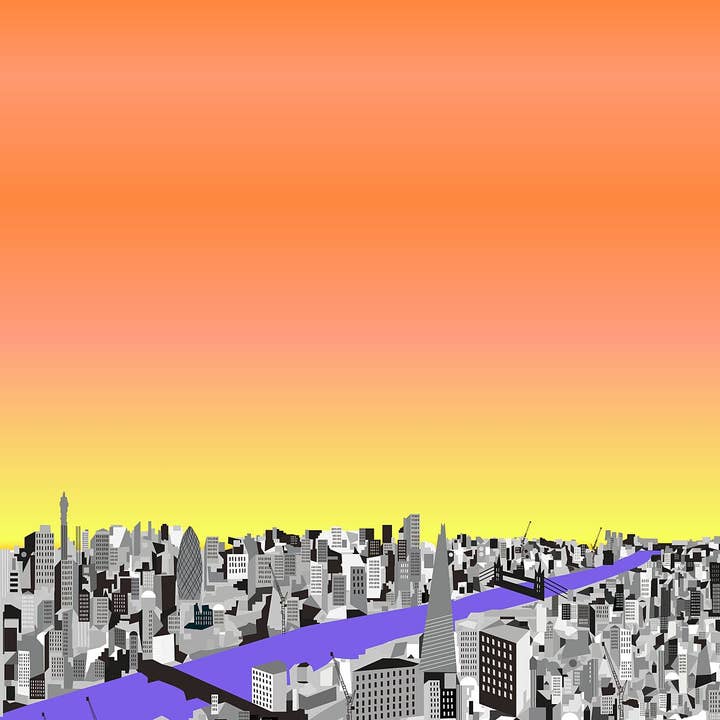 'City Sunrise' Giclée Print for wholesale by RUDE