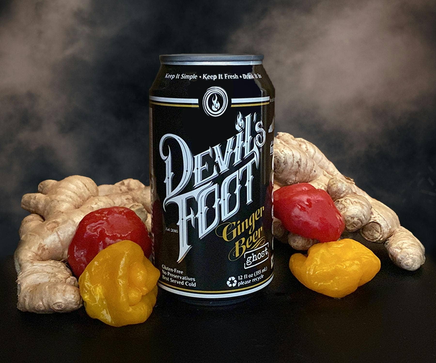 Devil's Foot Beverage Company - Wholesale Soda/Carbonated Drink - Ghost Ginger Beer (Case of 24)1