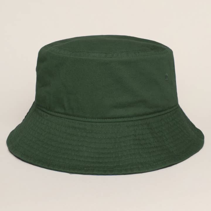 Fashion City - Wholesale Bucket hat – Unisex - Solid Color Cotton Bucket Fisherman Hats5