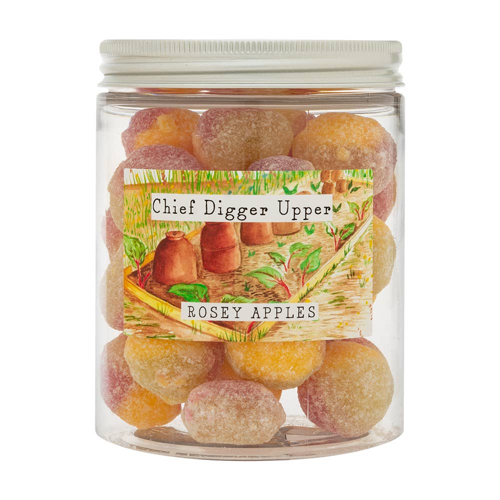 Candyhouse Ltd – wholesale Boiled sweets – Rosey Apple Hard Boiled Sweets in Jam Jar 1