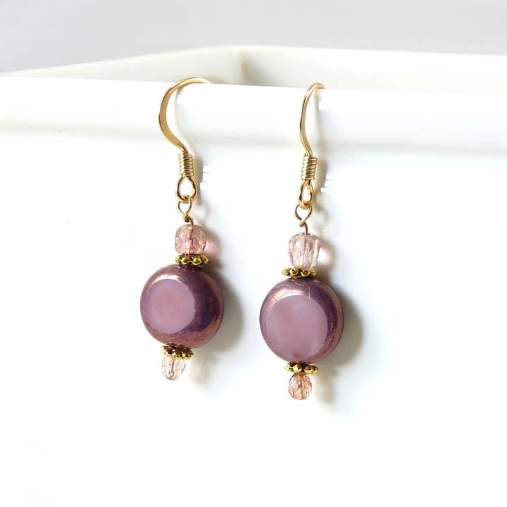 Marlene VanBeek Jewelry - Wholesale Dangle Earrings - Disc Earrings - 9 Colors