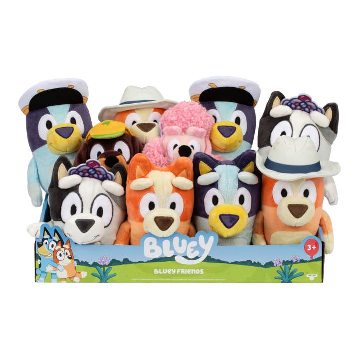 Toysmith - Wholesale Toy Set - Kids - Moose Toys Bluey Friends Mini Plush