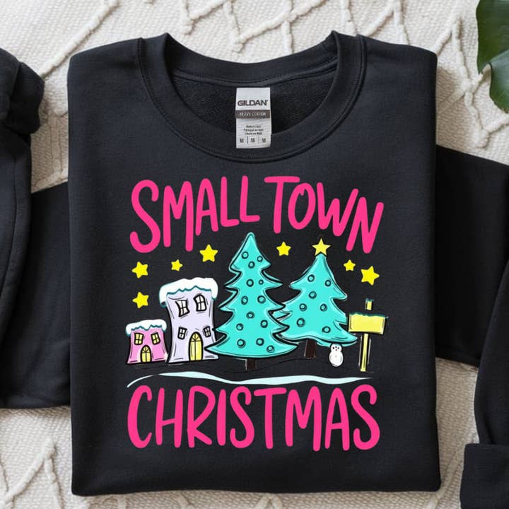 Kleinstadt-Weihnachtspullover – Festliche Feiertagsstimmung 🎄 für den Großhandel von TheWorldOfMYes