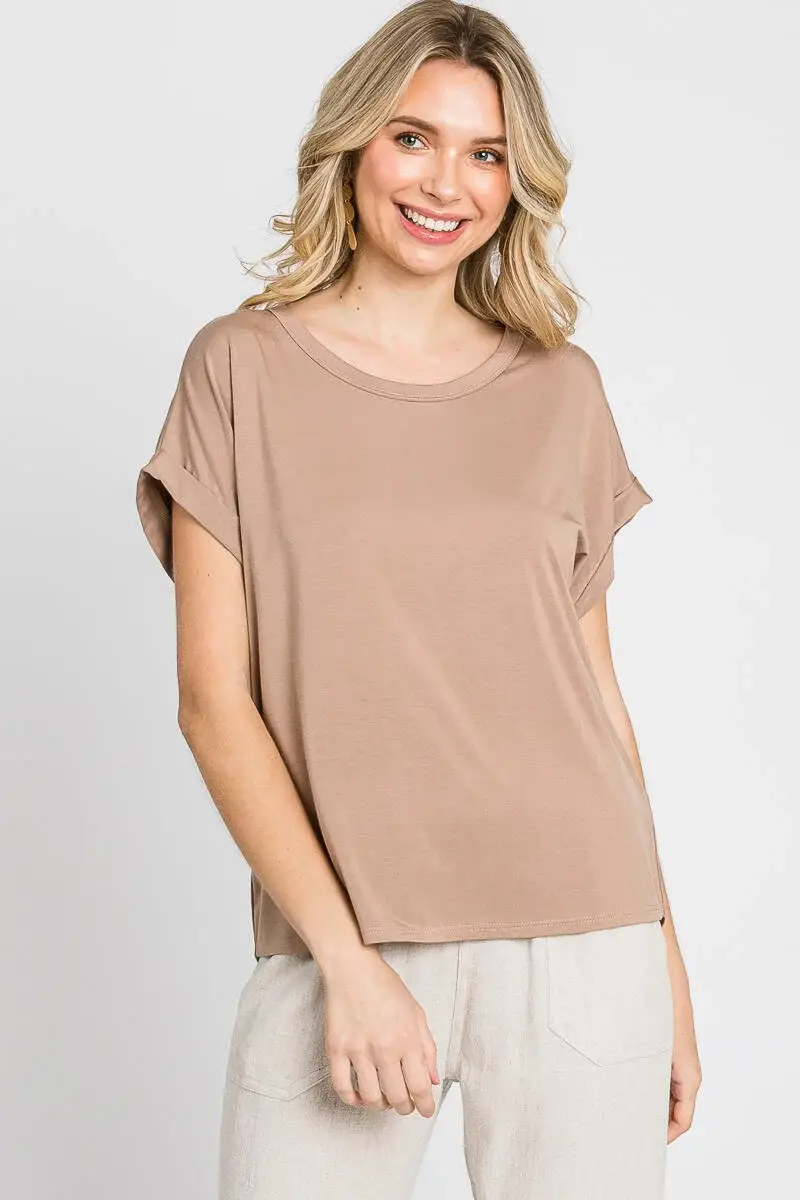 Final Touch - Vendita all'ingrosso Top in maglia - Donna - Top Girocollo in Modal Rayon - T3104834