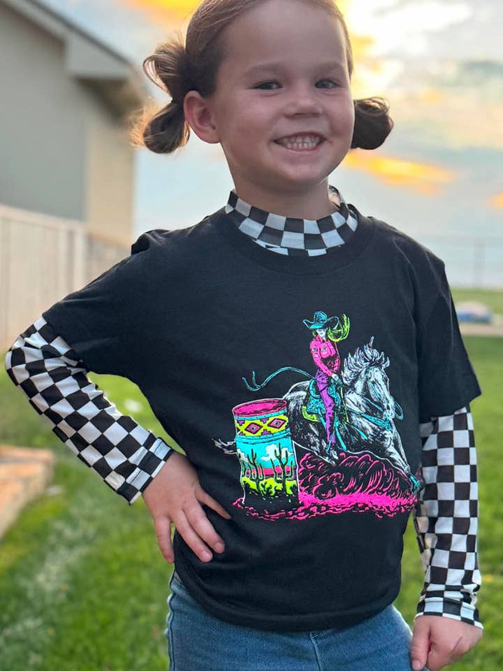 Sterling Kreek - Wholesale T-Shirt - Kids - Mini Round The Track Mesh Top